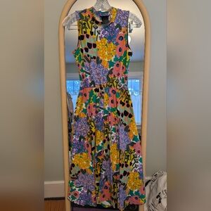 Nooworks Colorful Floral Midi Dress